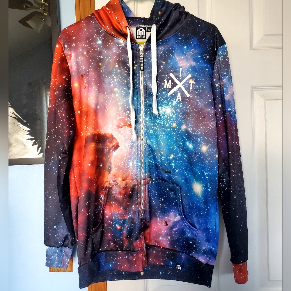 Into The AM Nebula Zip-up hoodie - men's‎ small